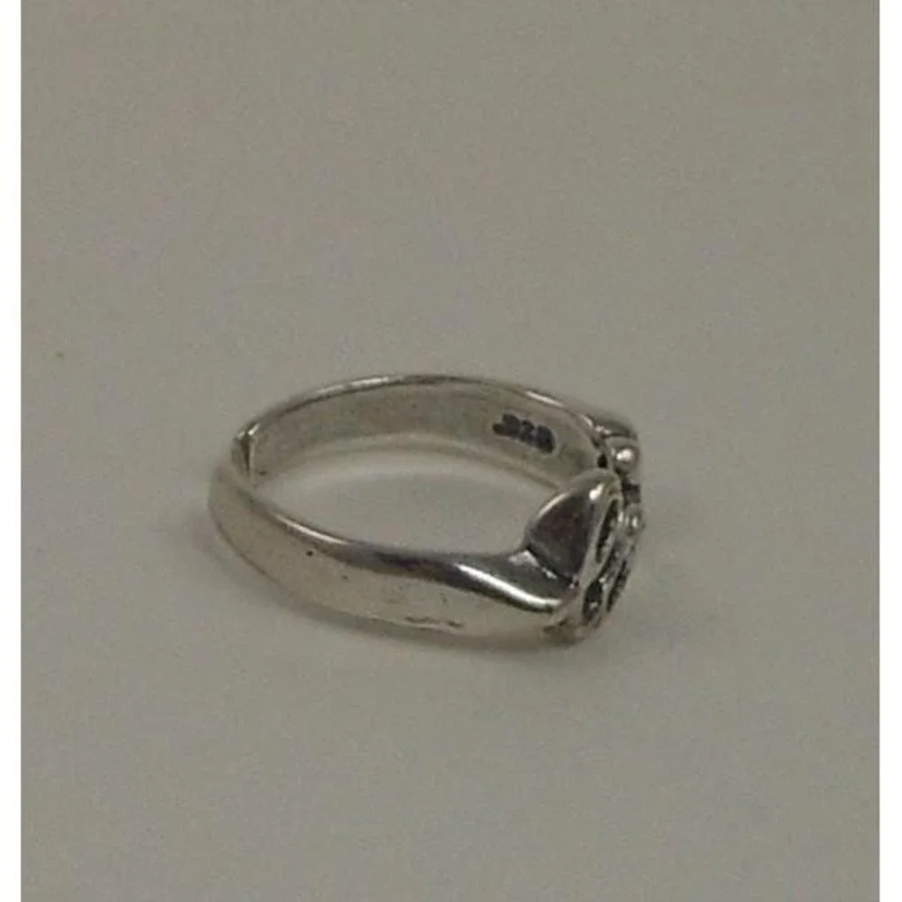 Vintage 90s Sterling Silver LOVE Toe Ring from Thailand - NOS, 925 Silver Unique